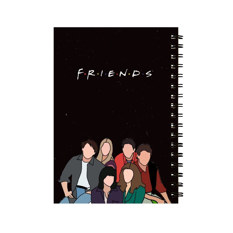 دفتر مشق 50 برگ مدل فرندز کد 37