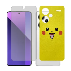 Glass Together model transparent Screen Protector Suitable for Xiaomi Redmi Note 13 Pro Plus Mobile Phone with Back cover sticker