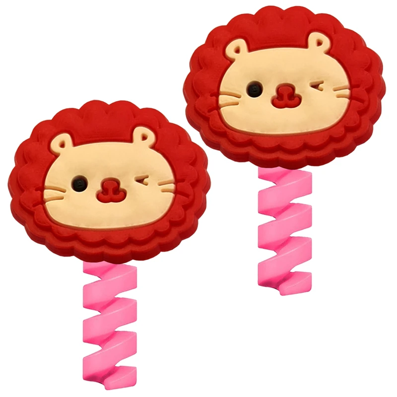 محافظ کابل مدل Cute Lion F02 بسته 2 عددی