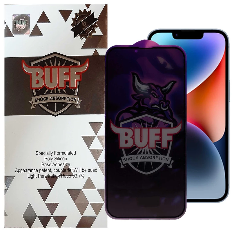 محافظ صفحه نمایش حریم شخصی بوف مدل Privacy Pro Plus-G مناسب برای گوشی موبایل اپل iPhone 16e / 13 / 13 Pro / 14