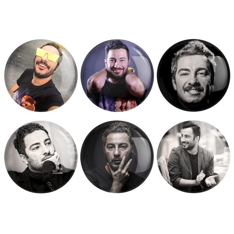 مگنت خندالو طرح نوید محمد زاده کد 198A مجموعه 6 عددی