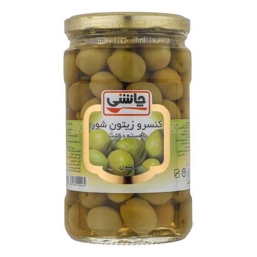 زیتون شور هسته دار چاشنی - 650 گرم