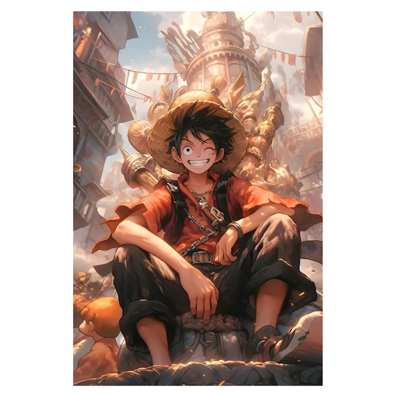 پوستر مدل انیمه وان پیس One piece طرح لوفی Luffy کد 753