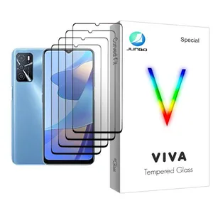 Junbo Viva Glass MIX004 Screen Protector For Oppo A16 Pack Of 4