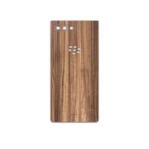 MAHOOT Light Walnut Wood Cover Sticker for BlackBerry Key 2