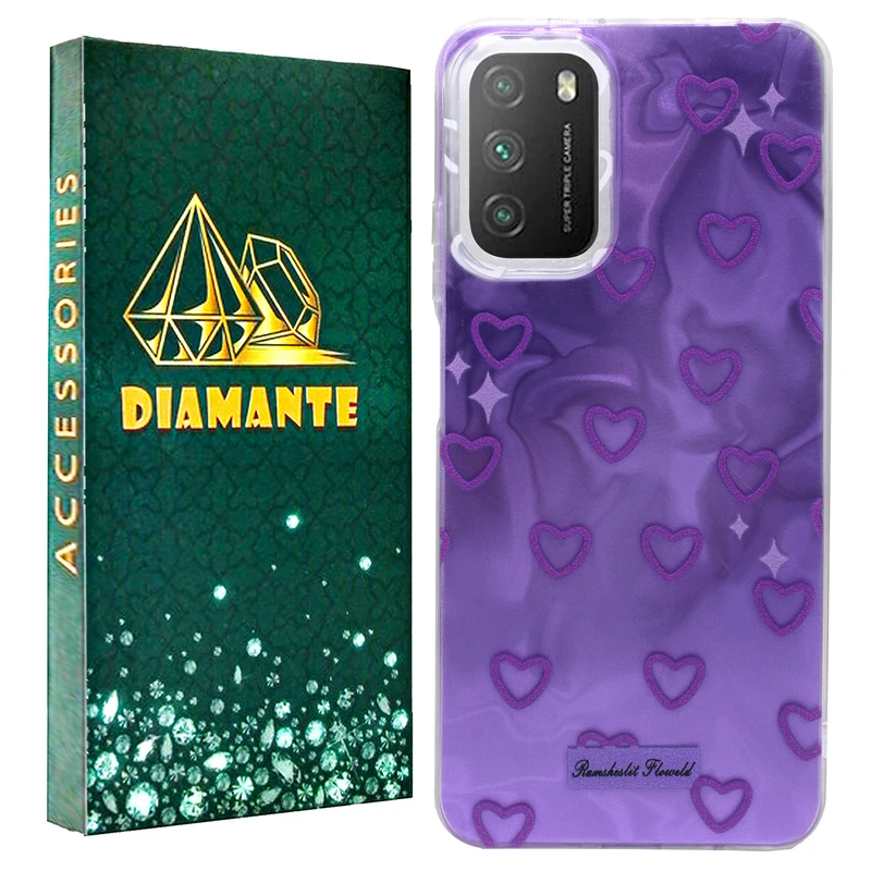 کاور دیامانته مدل Ghalbi Gn مناسب برای گوشی موبایل شیائومی Poco M3