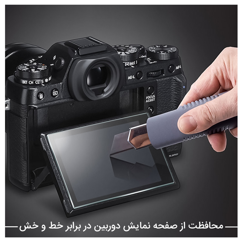 محافظ صفحه نمایش دوربین راک اسپیس مدل HyGEL مناسب برای دوربین عکاسی کانن 90D