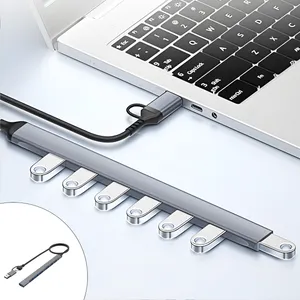 هاب 7 پورت USB/USB-C اونتن مدل OTN-UCA9702