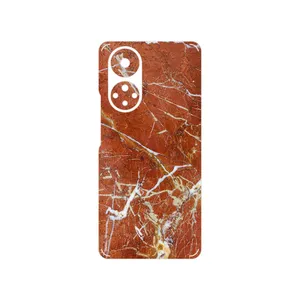 MAHOOT Red Marble Cover Sticker for Honor 50