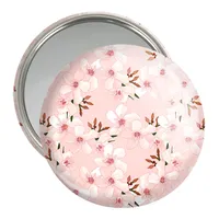 آینه جیبی خندالو مدل گل گلی کد 29080