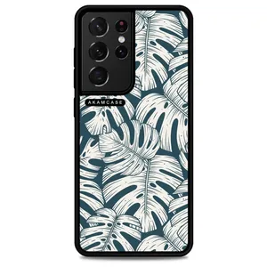 AKAM AMC-WSGS21U-LEAVES-37 Cover For Samsung Galaxy S21 Ultra
