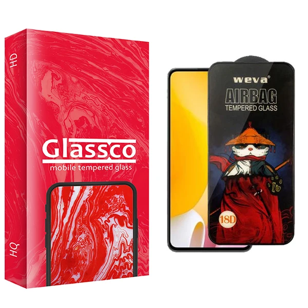 محافظ صفحه نمایش گلس کو مدل Co Airbag مناسب برای گوشی موبایل شیائومی 12 Lite