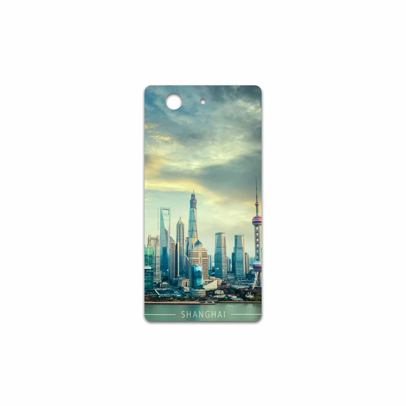 برچسب پوششی ماهوت مدل Shanghai City مناسب برای گوشی موبایل سونی Xperia Z3 Compact