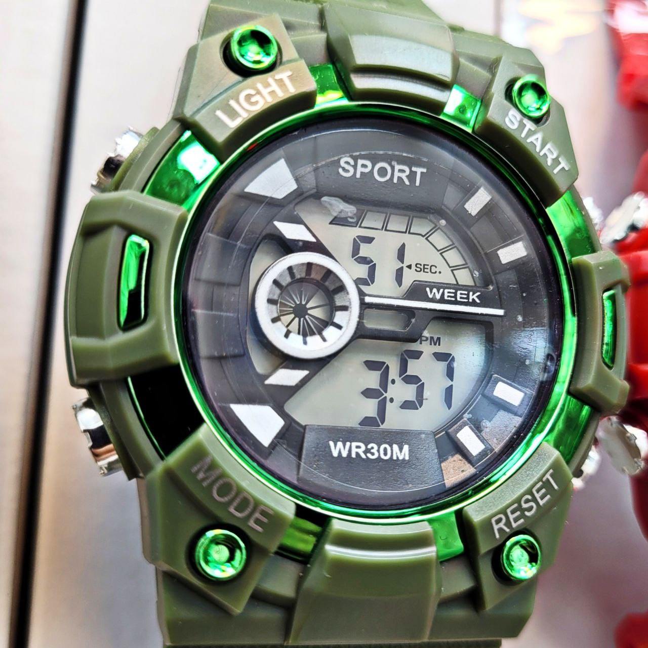 ساعت مچی دیجیتال مردانه مدل تک زمانه