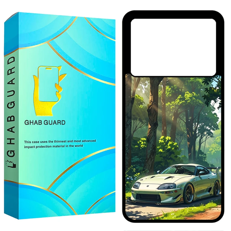 کاور قاب گارد طرح ماشین مدل GCHPK70P مناسب برای گوشی موبایل شیائومی Redmi K70 Pro 5G / Poco X6 Pro