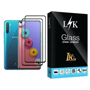 LKG LK Glass MIX002 Screen Protector For Infinix S5 Pack Of 2