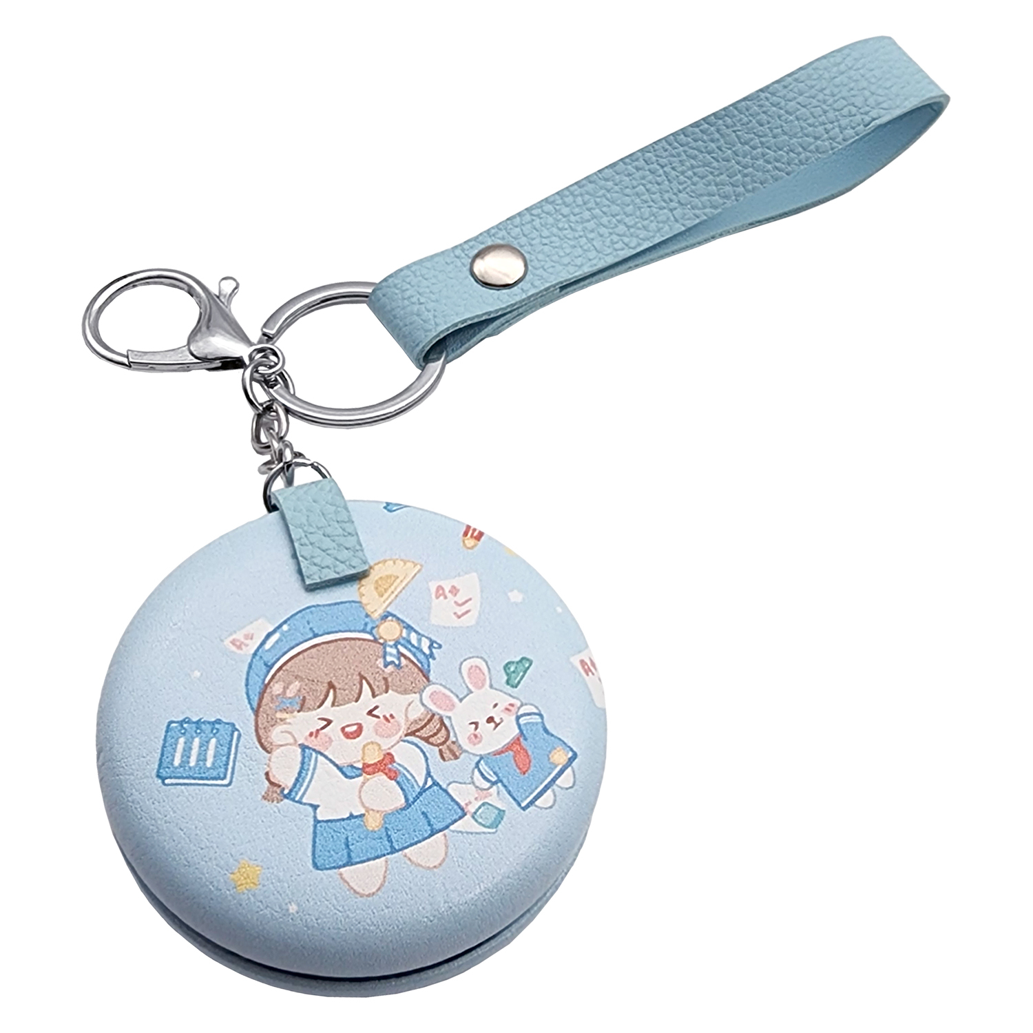 آینه جیبی مدل دختر و خرگوش کد ZJ-MR34-5