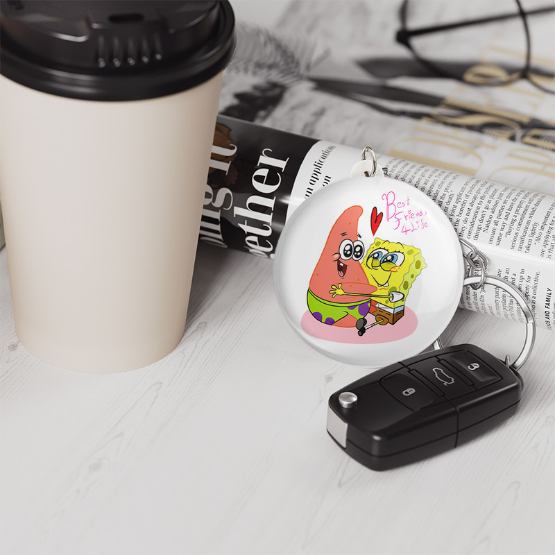 جاکلیدی خندالو مدل باب اسفنجی و پاتریک کد 24715 جاکلیدی خندالو مدل باب اسفنجی و پاتریک کد 24715