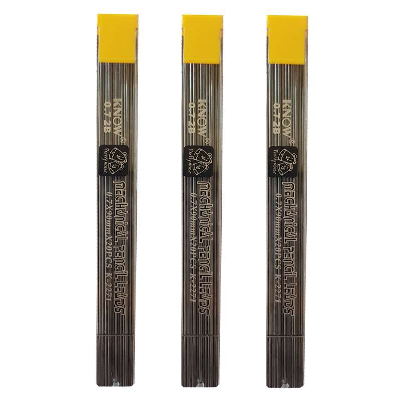 نوک مداد نوکی 0.5 میلی متری نو کد K-2271 بسته 3 عددی نوک مداد نوکی 0.5 میلی متری نو کد K-2271 بسته 3 عددی