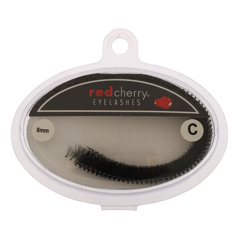 مژه مصنوعی رد چری مدل Classic Cluster Band کد 8 C بسته 10 عددی