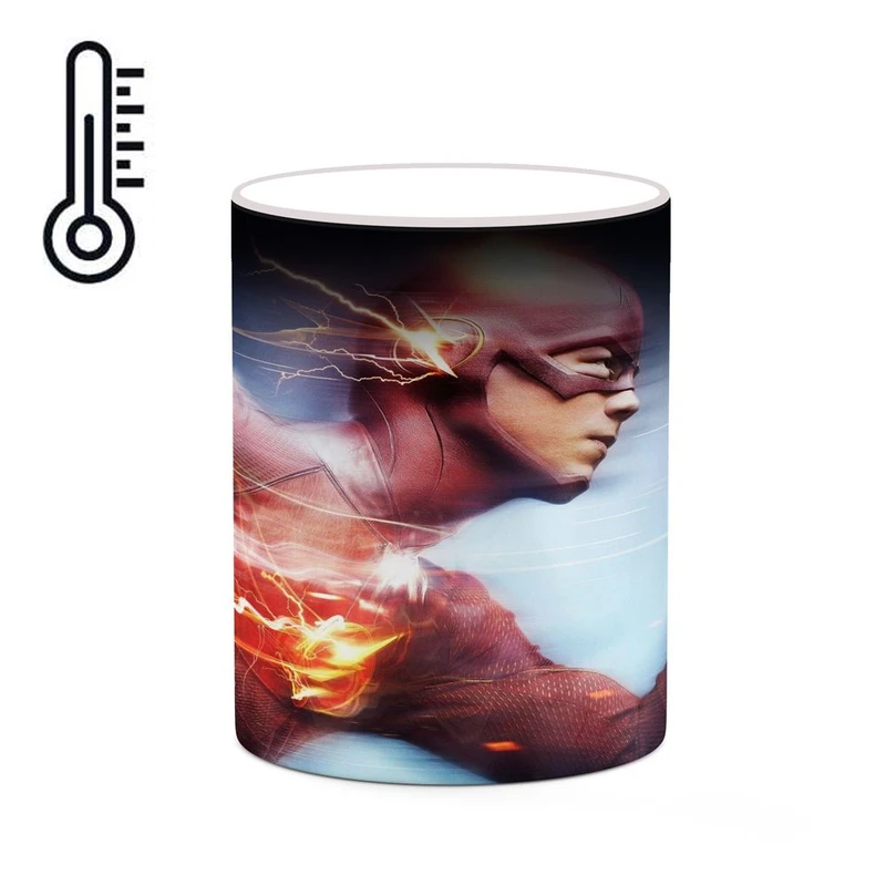 ماگ حرارتی کاکتی مدل فلش The Flash کد mgh40116