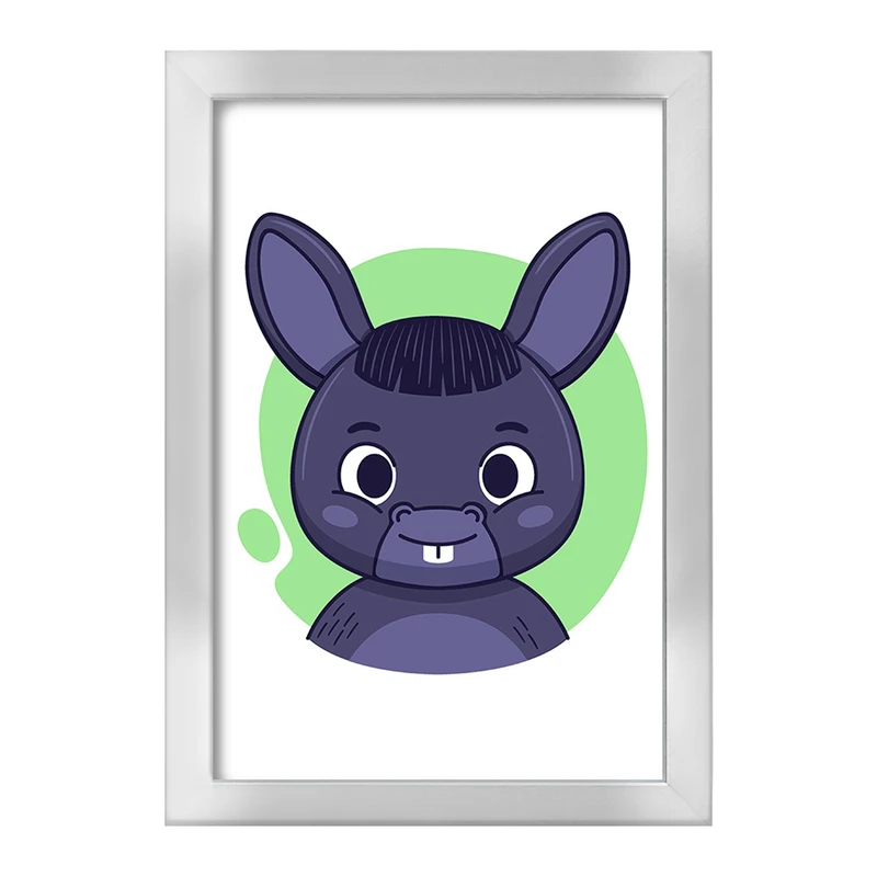 تابلو خندالو طرح الاغ حیوانات بامزه کد 37149