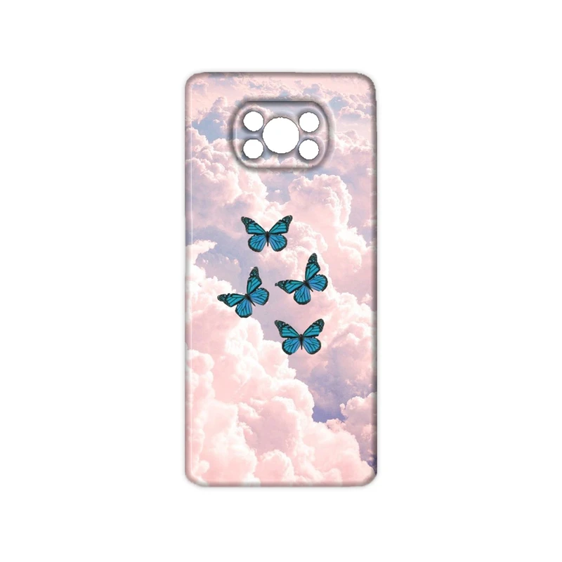 کاور مدل پروانه کد 077 مناسب برای گوشی موبایل شیائومی Poco X3 NFC / Poco X3 Pro / Poco X3