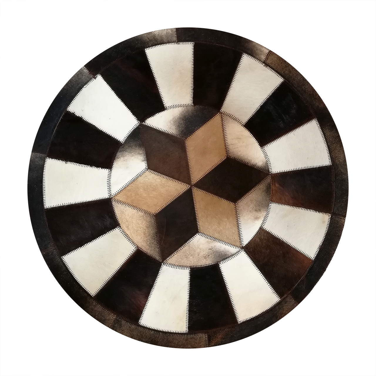 کلاژ فرش پوست و چرم کمالی مدل AD-0105