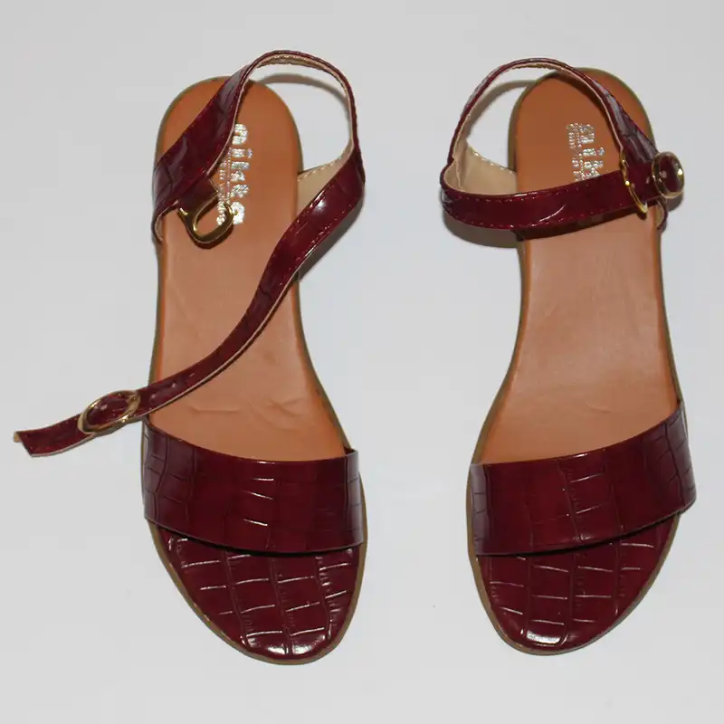 صندل زنانه نیکتا مدل پوست ماری کد ZRSH.2320