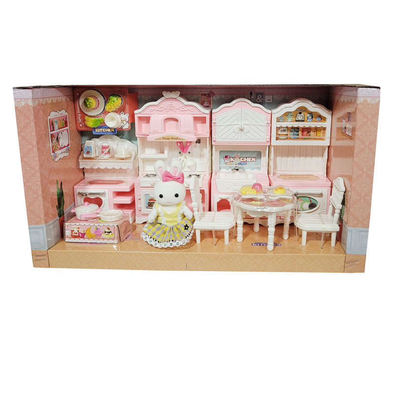 اسباب بازی مدل خرگوش و لوازم اشپزخانه کد 6681