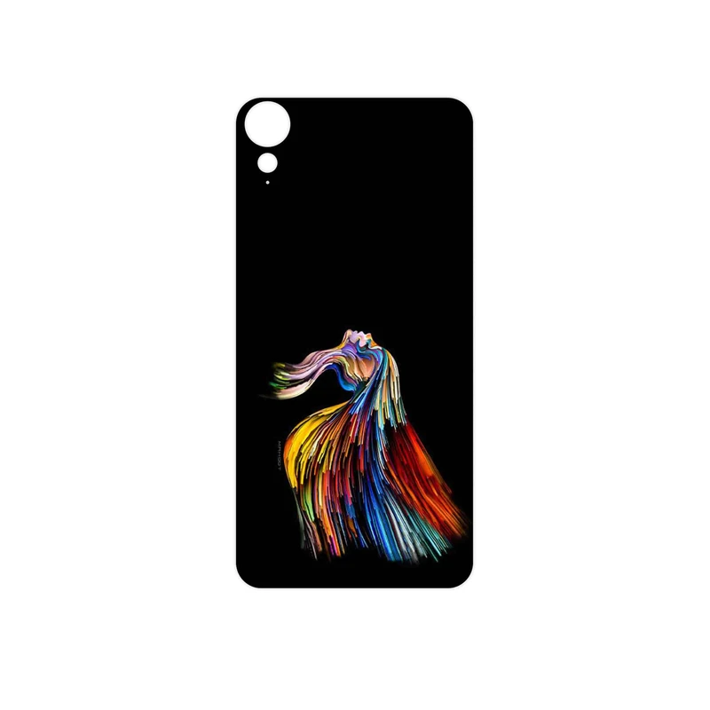 برچسب پوششی ماهوت مدل Rainbow Hair Digital Art مناسب برای گوشی موبایل اچ تی سی Desire 10 Lifestyle