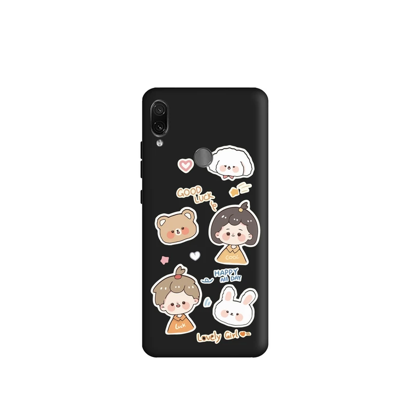 کاور طرح دخترانه کد t2244 مناسب برای گوشی موبایل شیائومی Redmi note7 / Redmi note7 pro 