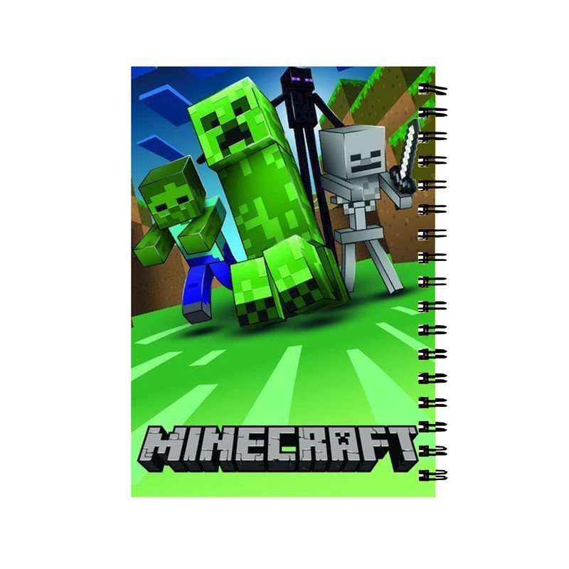 دفتر مشق 60 برگ مدل ماینکرفت کد 010
