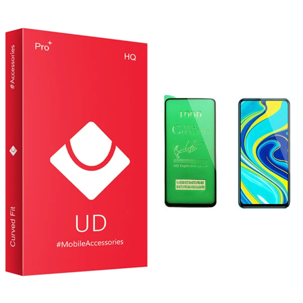محافظ صفحه نمایش سرامیکی یو دی مدل HQ مناسب برای گوشی موبایل شیائومی Redmi Note 9s