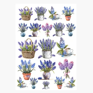 برچسب ترنسفر مدل گل سنبل