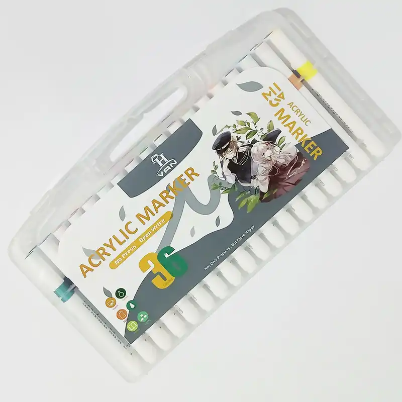 ماژیک چند منظوره مدل اکریلیک کد GA109 مجموعه 36 عددی