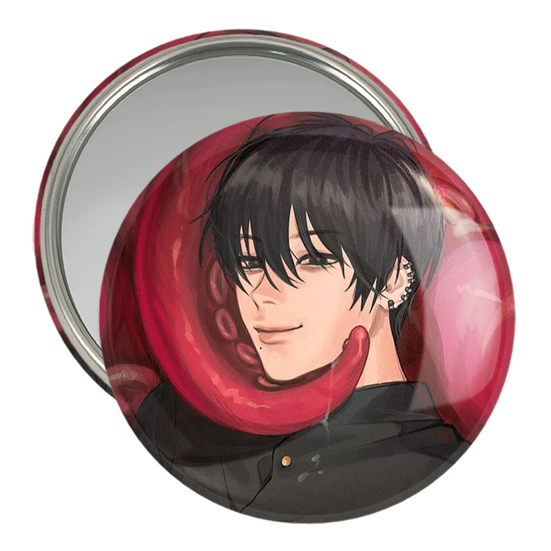 آینه جیبی خندالو مدل هایاکاوا انیمه مرد اره ای Chainsaw Man  کد 17848