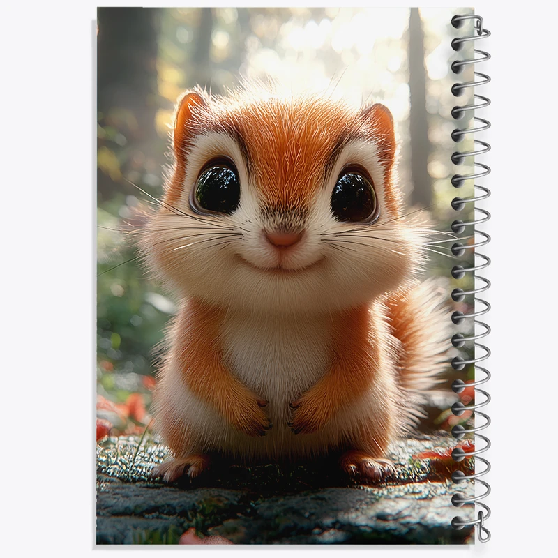 دفتر لیست خرید 50 برگ خندالو طرح سنجاب کیوت کد F5341