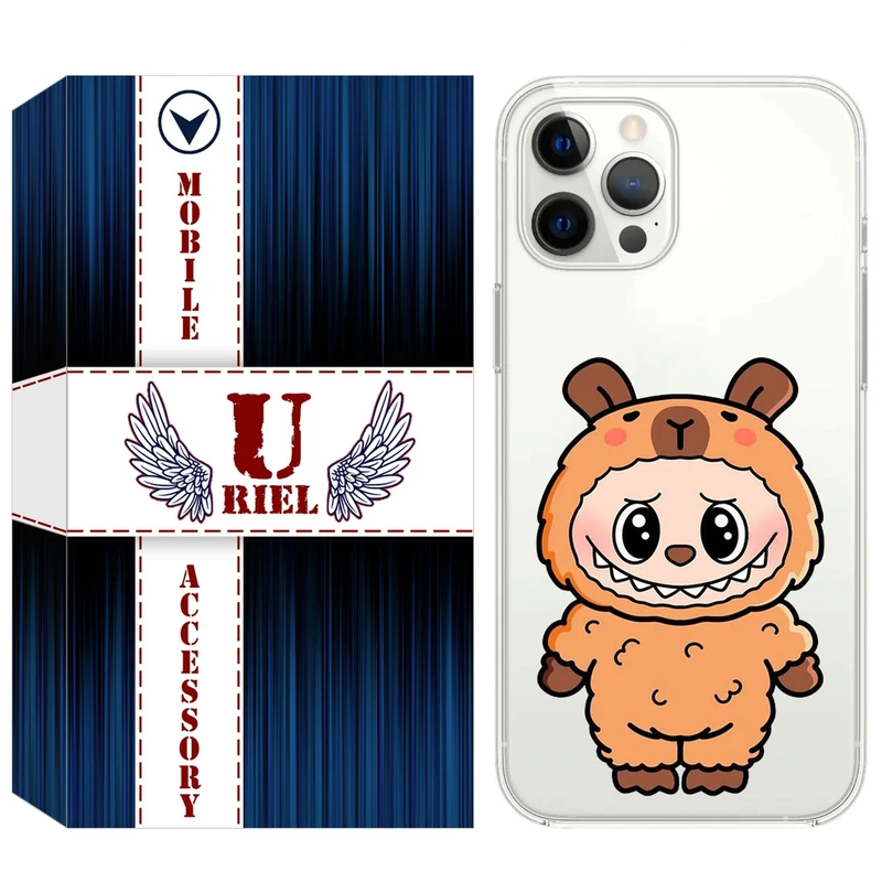 کاور یوریل مدل Clear کد 110 طرح لبوبو مناسب برای گوشی موبایل اپل iPhone 13 Pro