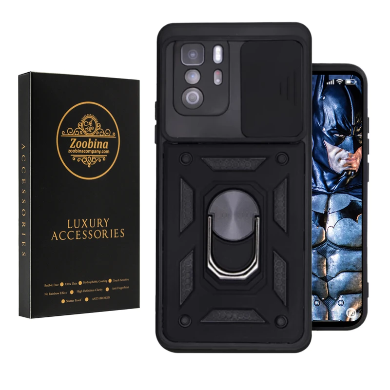  کاور زوبینا مدل Batman مناسب برای گوشی موبایل شیائومی Redmi Note 10 Pro 5G / Poco X3 GT