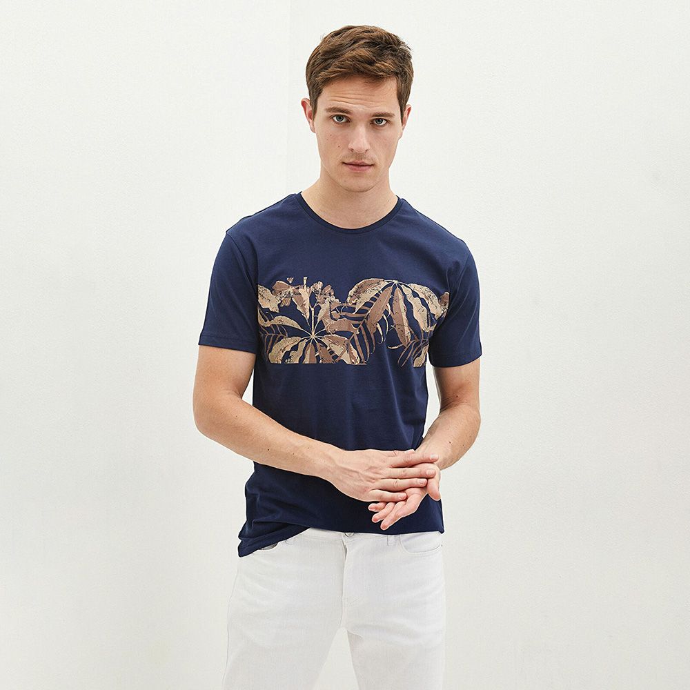 تی شرت آستین کوتاه مردانه ال سی وایکیکی مدل LCW40 -  - 3