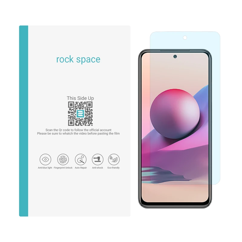 محافظ صفحه نمایش آنتی بلو راک اسپیس کد BLU مناسب برای گوشی موبایل شیائومی Redmi Note 10S