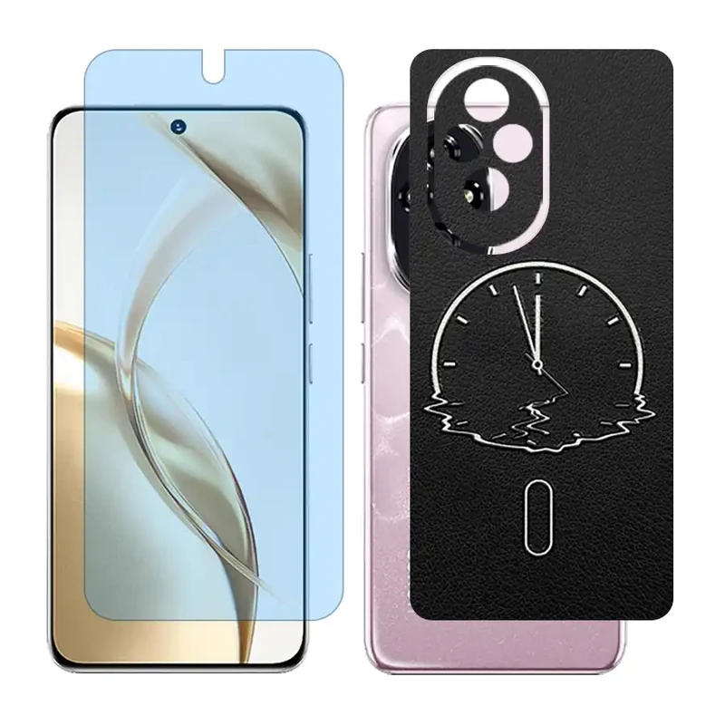 محافظ صفحه نمایش مات آنتی بلو گلس مدل Together مناسب برای گوشی موبایل آنر 200 / Honor 200 به همراه برچسب پوششی پشت گوشی