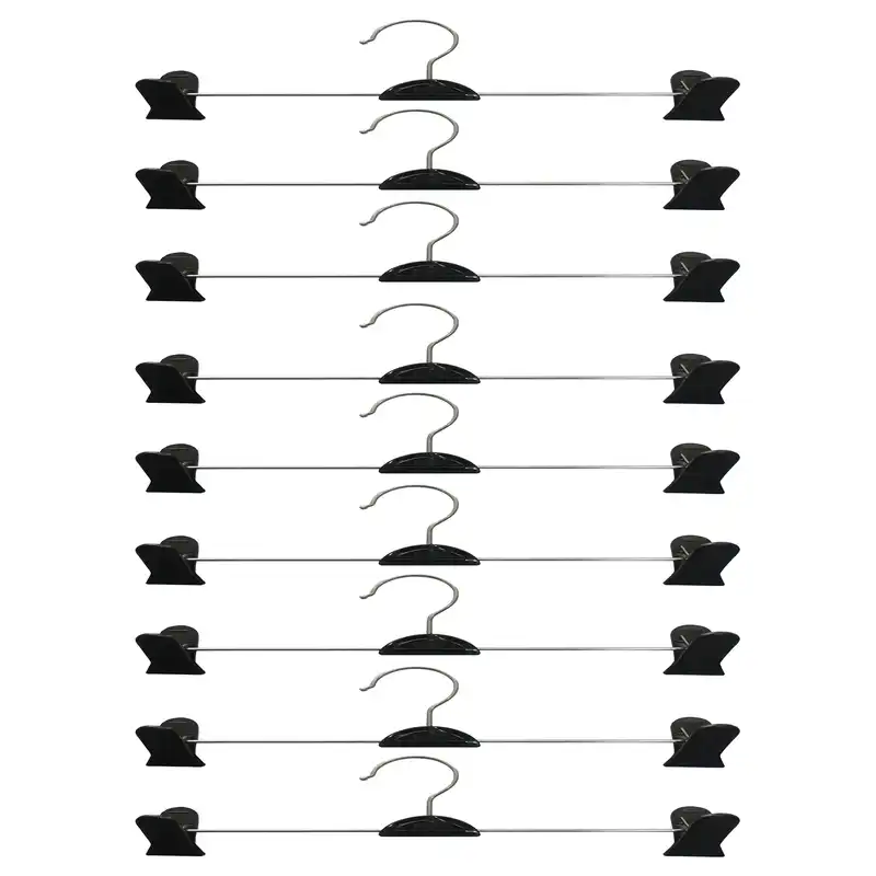 چوب لباسی مدل دو گیره ای بسته 9 عددی