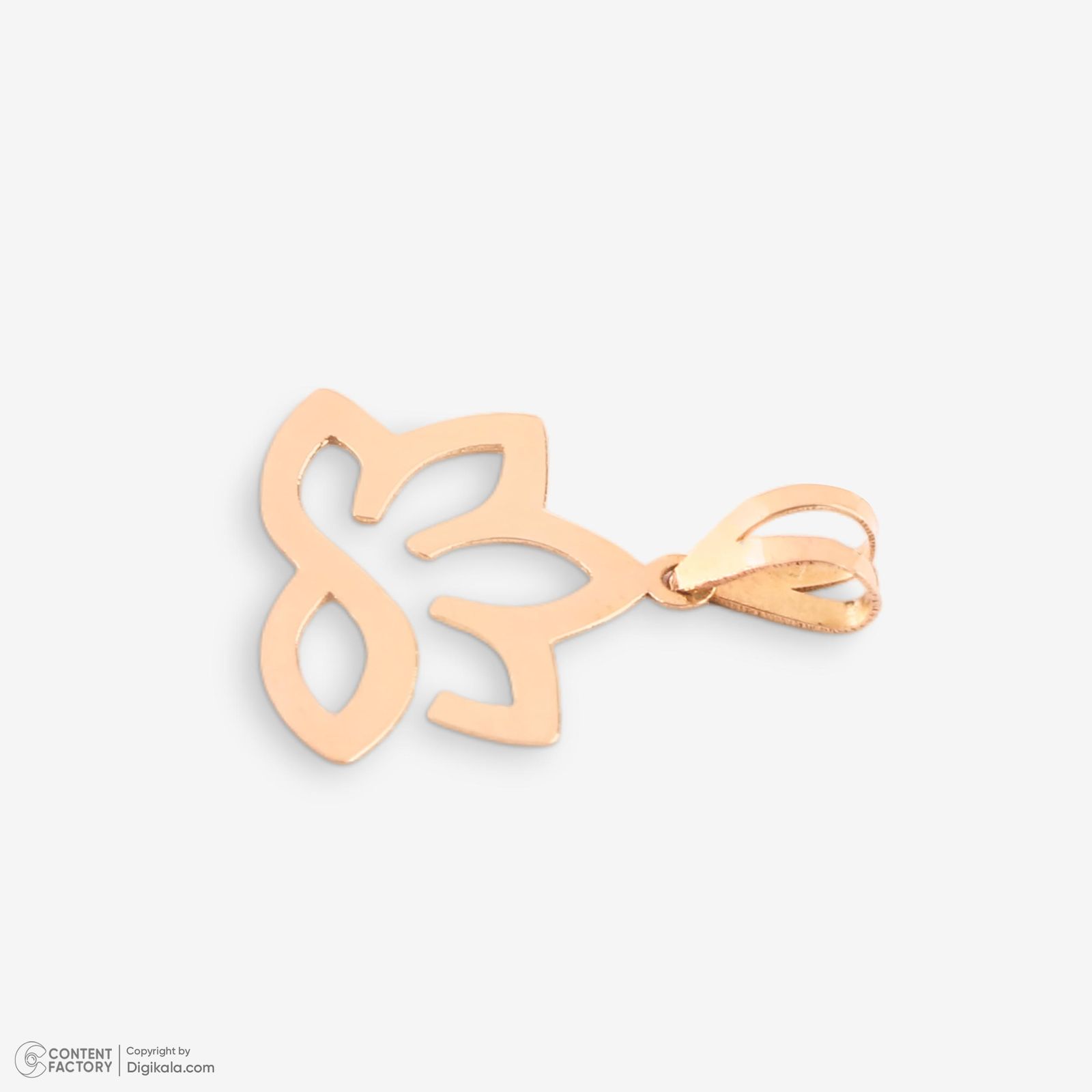 نیم ست طلا 18 عیار زنانه حافا گلد مدل برگ کد nim13 - - 10