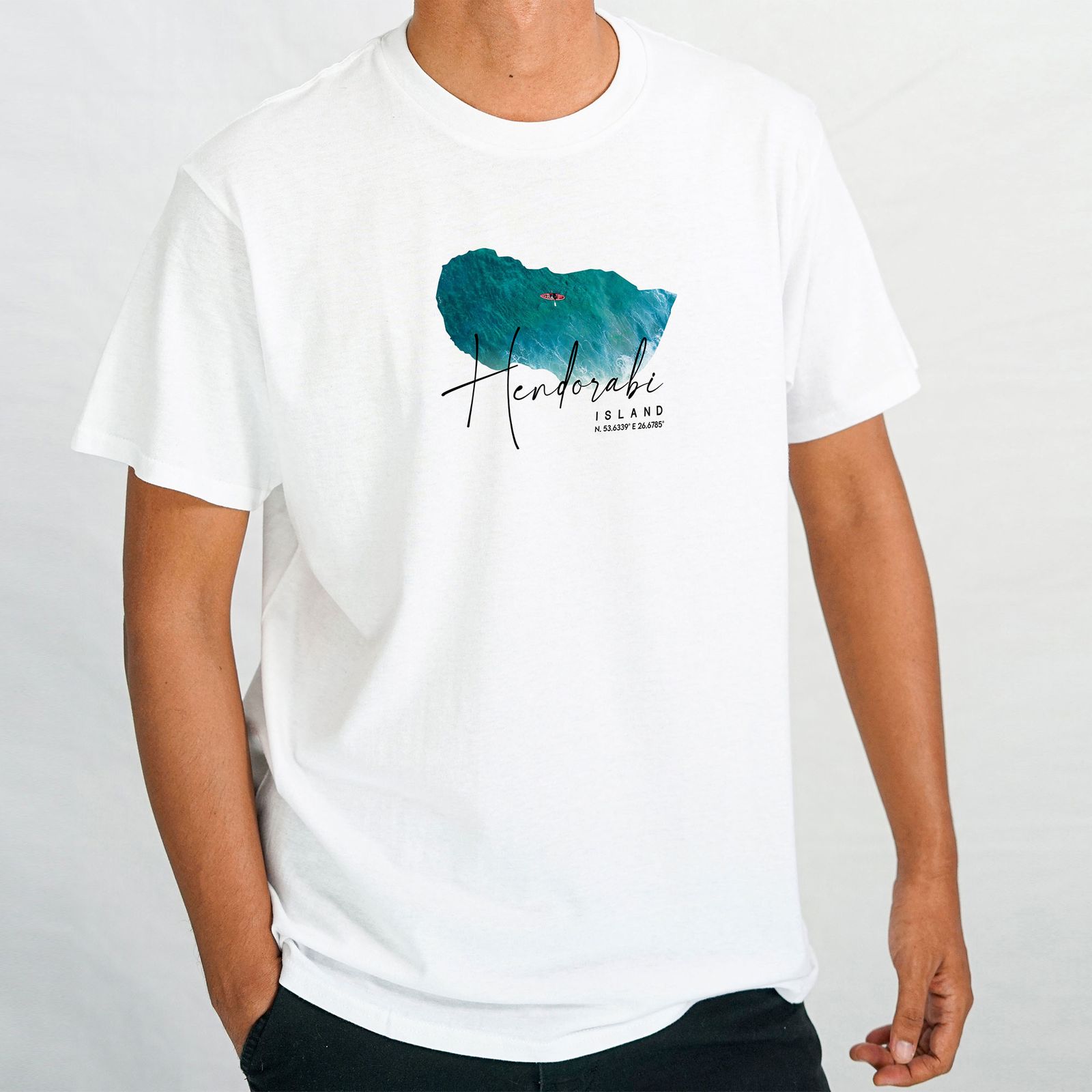 تی شرت اورسایز آستین کوتاه مردانه زگماک مدل هندورابی -  - 1