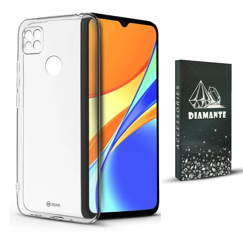 کاور دیامانته مدل Nahid Navy مناسب برای گوشی موبایل شیائومی Redmi 9C