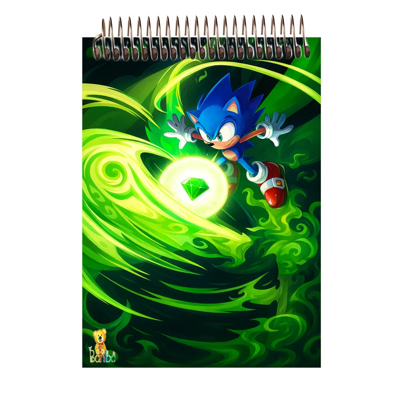 دفتر شطرنجی 100 برگ بانیبو مدل  سونیک کد 1151