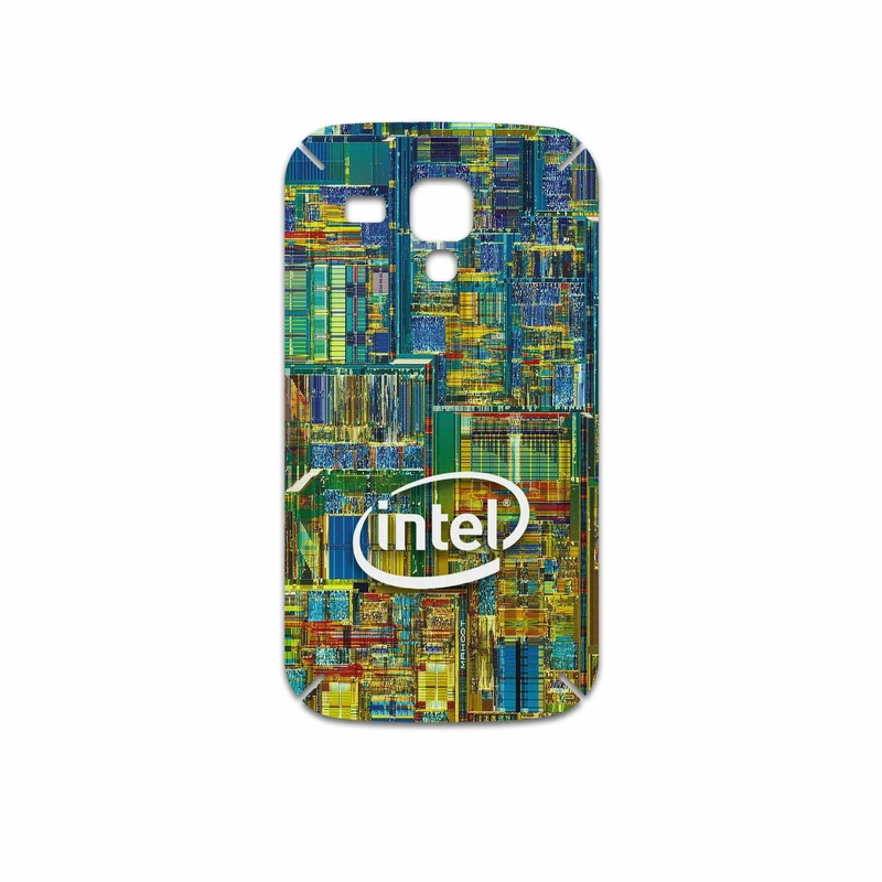 برچسب پوششی ماهوت مدل Intel Brand مناسب برای گوشی موبایل سامسونگ Galaxy S Duos GT S7562