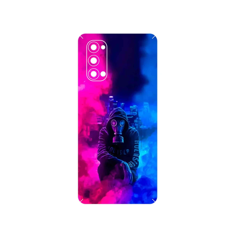 برچسب پوششی ماهوت مدل Smoke Rainbow Digital Art 2 مناسب برای گوشی موبایل اپو Reno4 Pro 5G